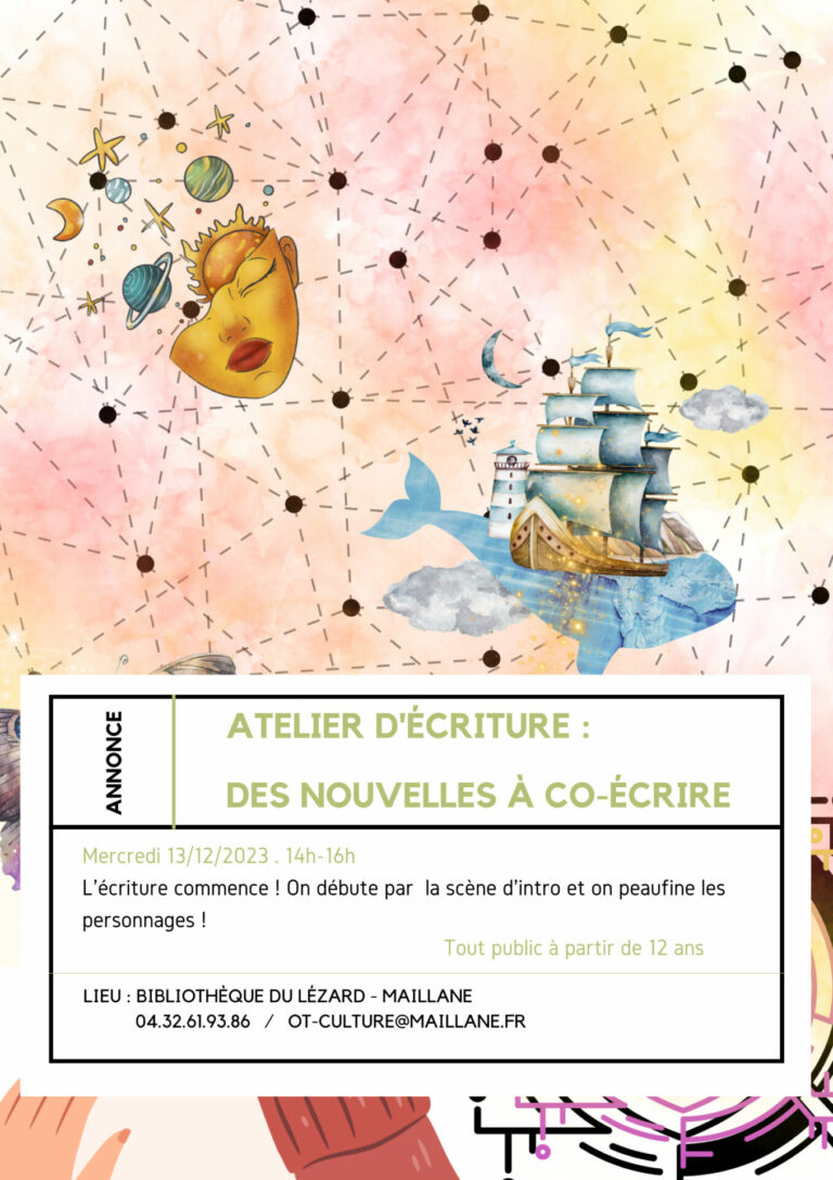 Atelier D’écriture – Journal Farandole